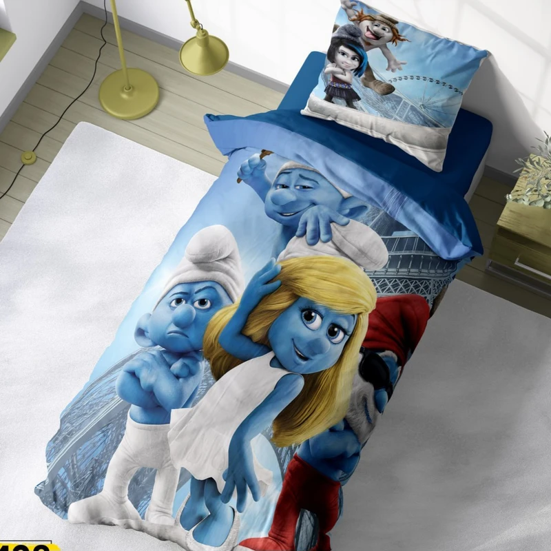 سرویس خواب یک نفره 4 تکه مدل اسمورفی کد 1903