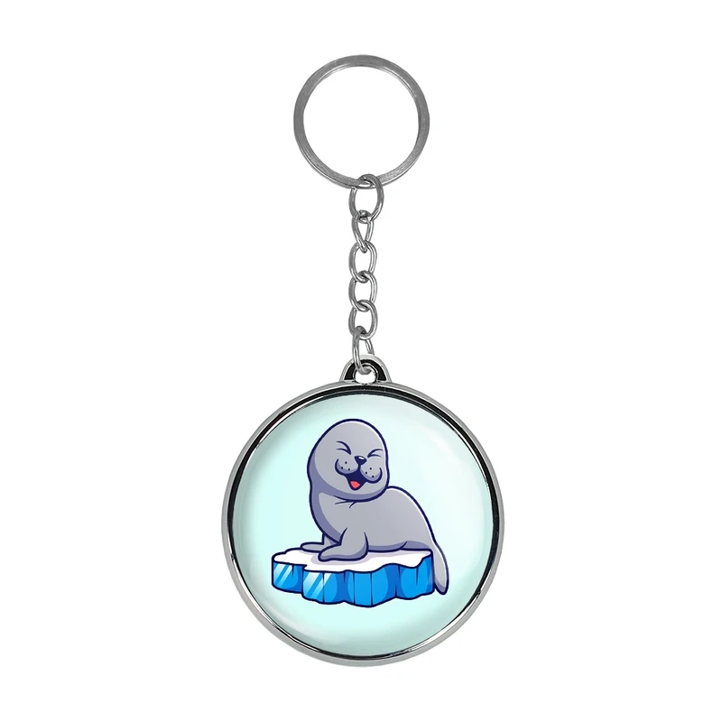 جاکلیدی خندالو طرح حیوانات بامزه فک مدل دوطرفه کد 2972429725