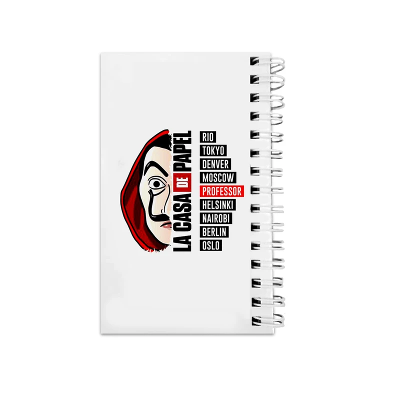 دفترچه یادداشت مدل to do list طرح سریال money heist کد 2224781