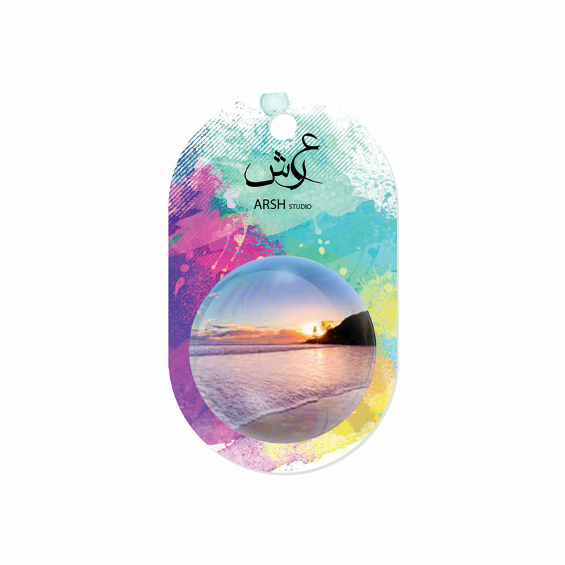 مگنت عرش طرح منظره ساحل کد Asm4502