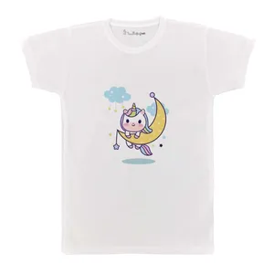تی شرت بچگانه پرمانه طرح یونیکورن کد pmt.3364