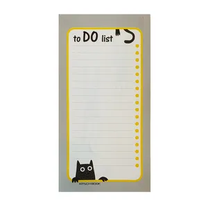 کاغذ یادداشت کیچ بوک مدل To do list طرح گربه