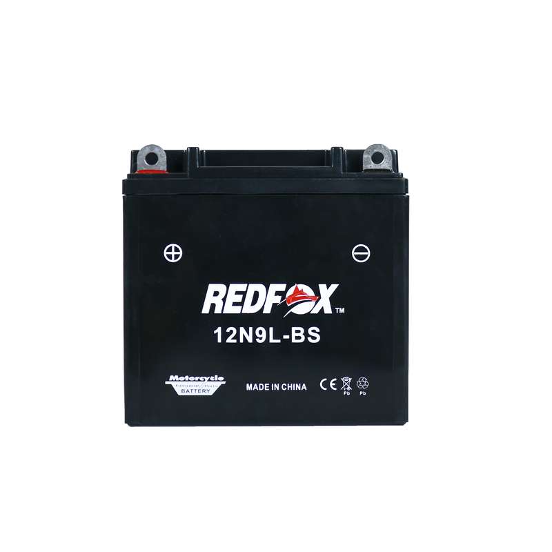 باتری موتورسیکلت رد فاکس مدل 12V9AH پایه بلند