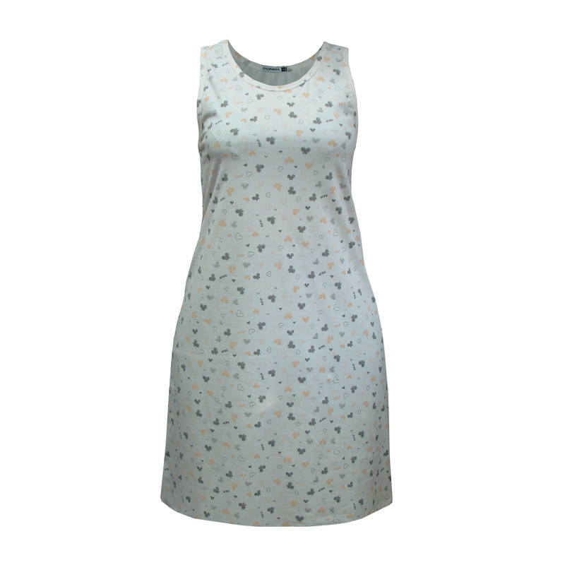 پیراهن زنانه مدل نخ پنبه چاپی طرح مارال