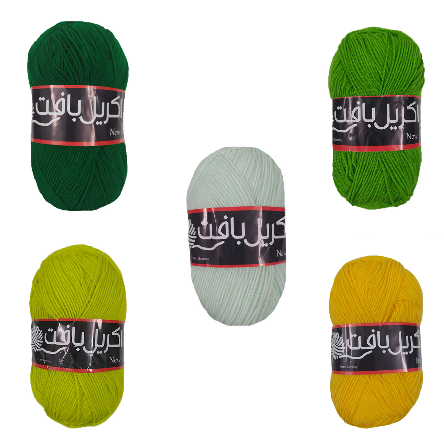 کاموا اکریل بافت مدل A-1589 بسته 5 عددی