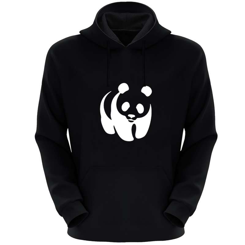 هودی زنانه مدل پاندا S75 رنگ مشکی