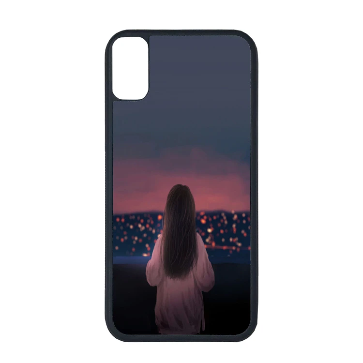 کاور طرح دختر مناسب برای گوشی موبایل اپل iphone x/xs