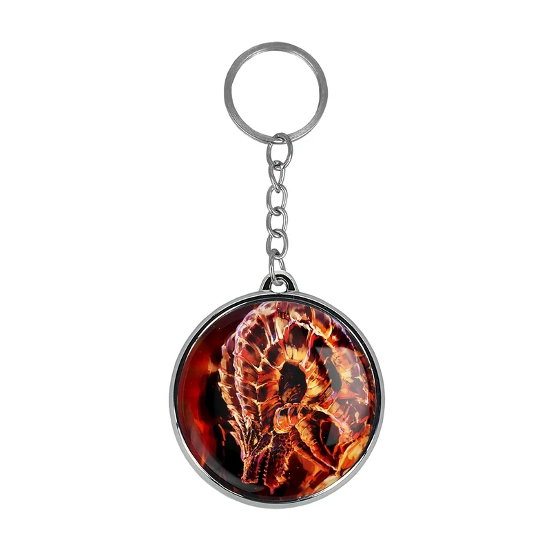 جاکلیدی خندالو طرح بازی شکارچی هیولا (Monster Hunter) مدل دوطرفه کد 3323533236