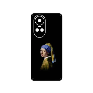MAHOOT Girl with a Pearl Earring of Vermeer Cover Sticker for Oppo Reno 10 5G