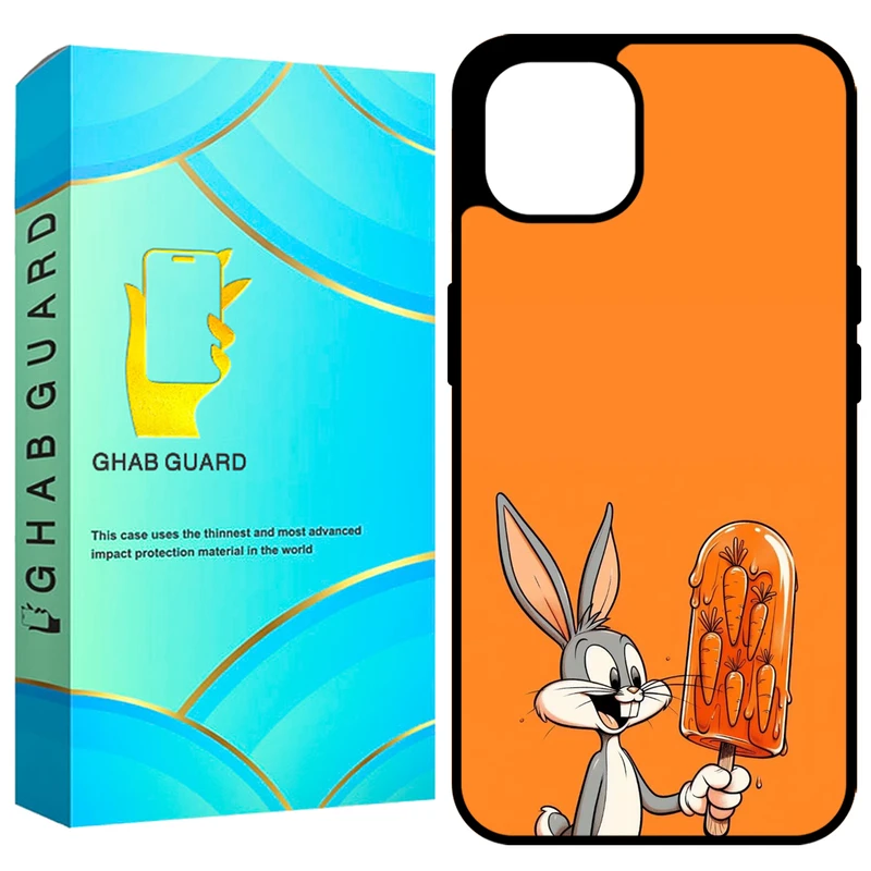کاور قاب گارد طرح خرگوش مدل GCHP14 مناسب برای گوشی موبایل اپل iPhone 14
