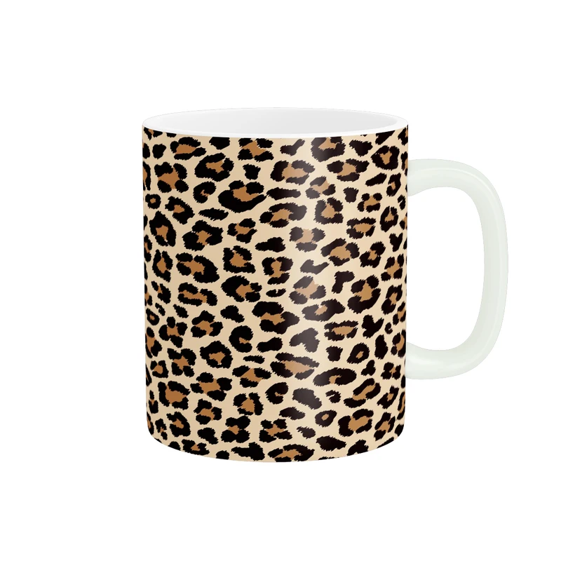  ماگ پادآفرین مدل فانتزی طرح پلنگی کد p9663