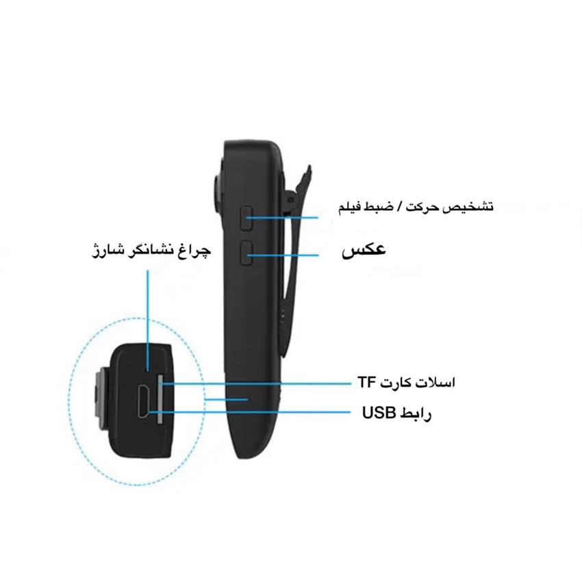 دوربین فیلم برداری ورزشی مدل اکشن کمرا کد A18