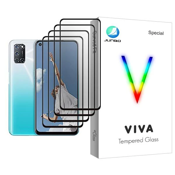 محافظ صفحه نمایش جانبو مدل Viva Glass MIX004 مناسب برای گوشی موبایل اوپو A52 بسته چهار عددی