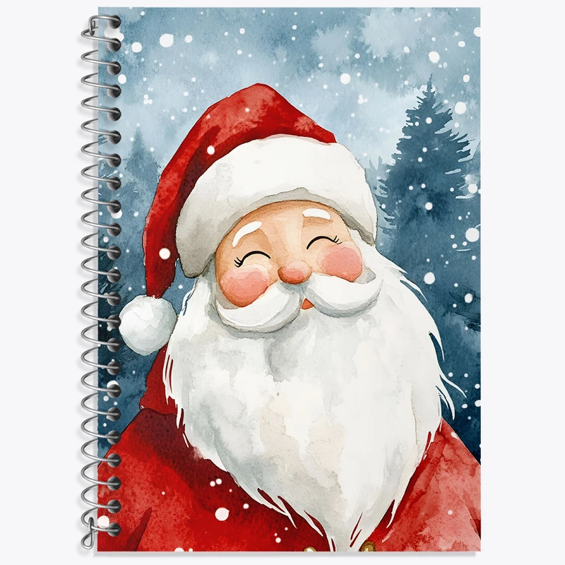 دفتر لغت 50 برگ خندالو طرح بابانوئل و کریسمس کد N5873