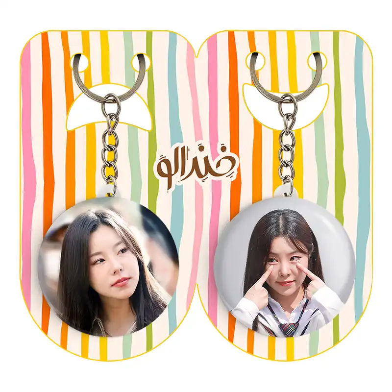 جاکلیدی خندالو مدل ویین گروه مامامو Mamamoo کد 1943819440 مجموعه 2 عددی