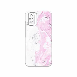 MAHOOT Blanco-Pink-Marble Cover Sticker for Xiaomi Redmi Note 10s