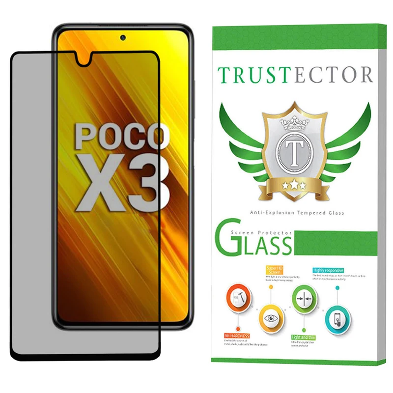 محافظ صفحه نمایش حریم شخصی تراستکتور مدل PFTA مناسب برای گوشی موبایل شیائومی Poco X3