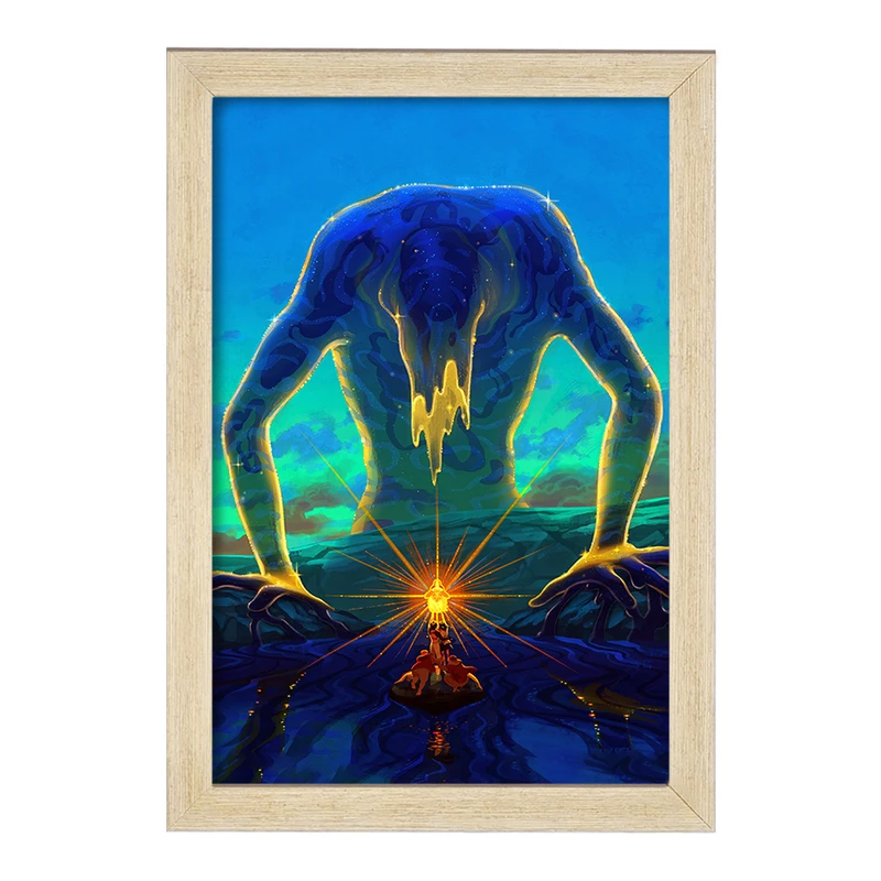 تابلو خندالو مدل سان و آشیتاکا انیمه پرنسس مونونوکه کد 34097