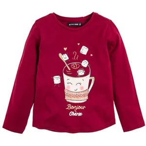 تی شرت آستین بلند دخترانه کول کلاب مدل ccg1916556