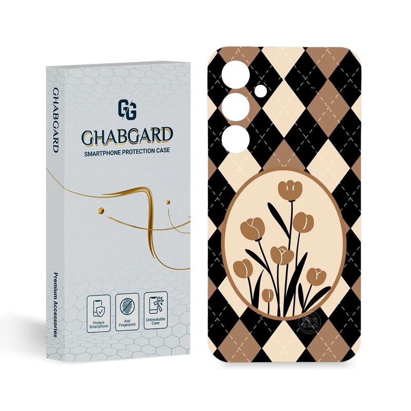 کاور قاب گارد مدل گل مناسب برای گوشی موبایل سامسونگ Galaxy A55 5G