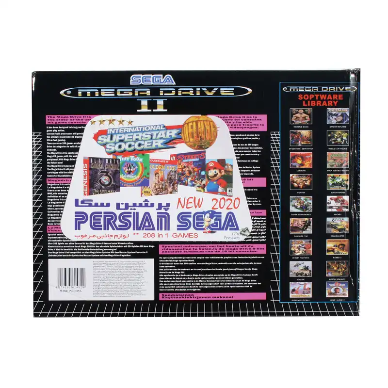 کنسول بازی سگا مدل mega drive 2 کد 2020
