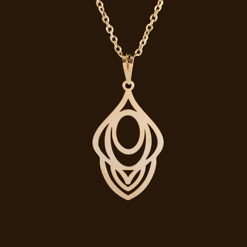 گردنبند نقره زنانه مدل h405