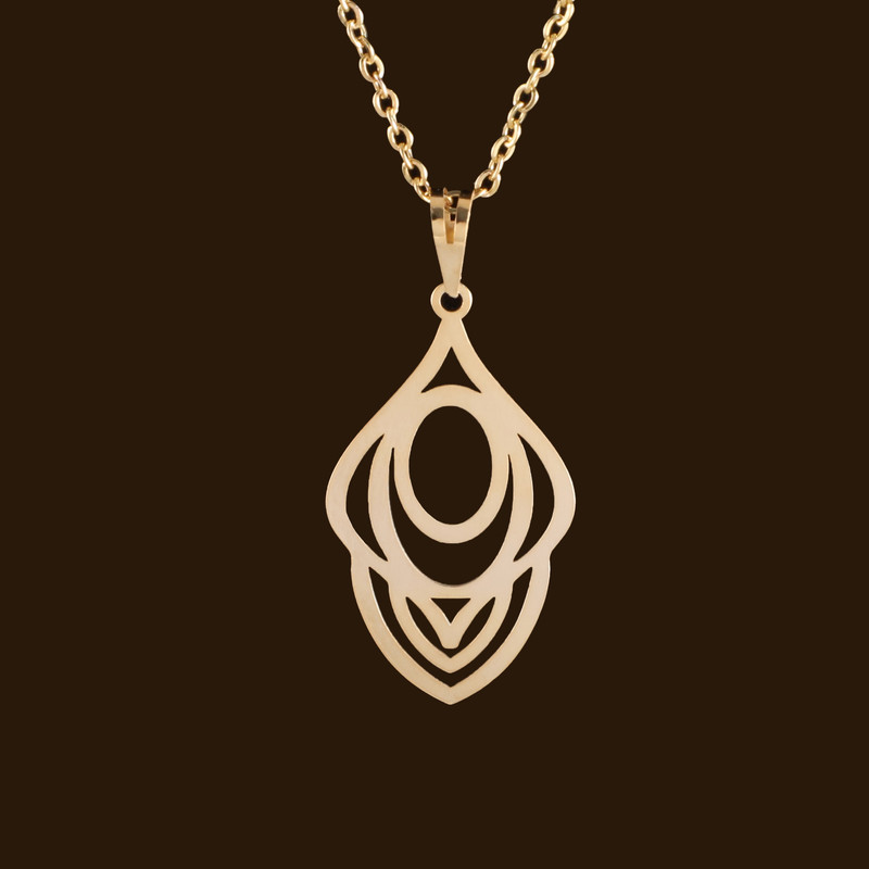 گردنبند نقره زنانه مدل h405