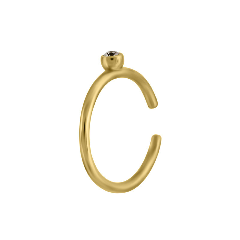 پیرسینگ طلا 18 عیار زنانه دوست خوب مدل dk989