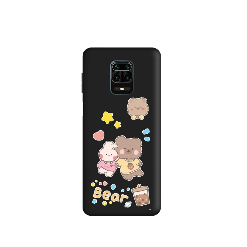 کاور طرح خرس و خرگوش کد t2307 مناسب برای گوشی موبایل شیائومی Redmi Note 9pro / Redmi Note 9s 