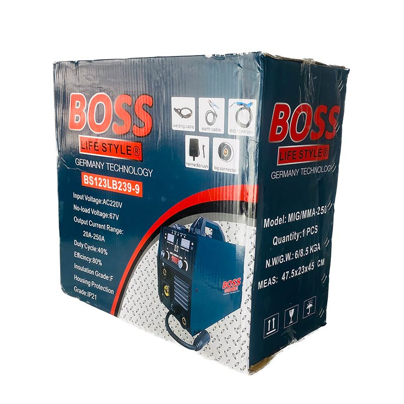 دستگاه جوش 250 آمپر باس مدل MIG/MMA-250 دستگاه جوش 250 آمپر باس مدل MIG/MMA-250