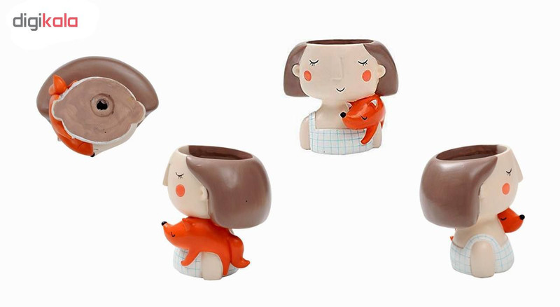 گلدان طرح دختر مدل DG022-26 مجموعه 4 عددی