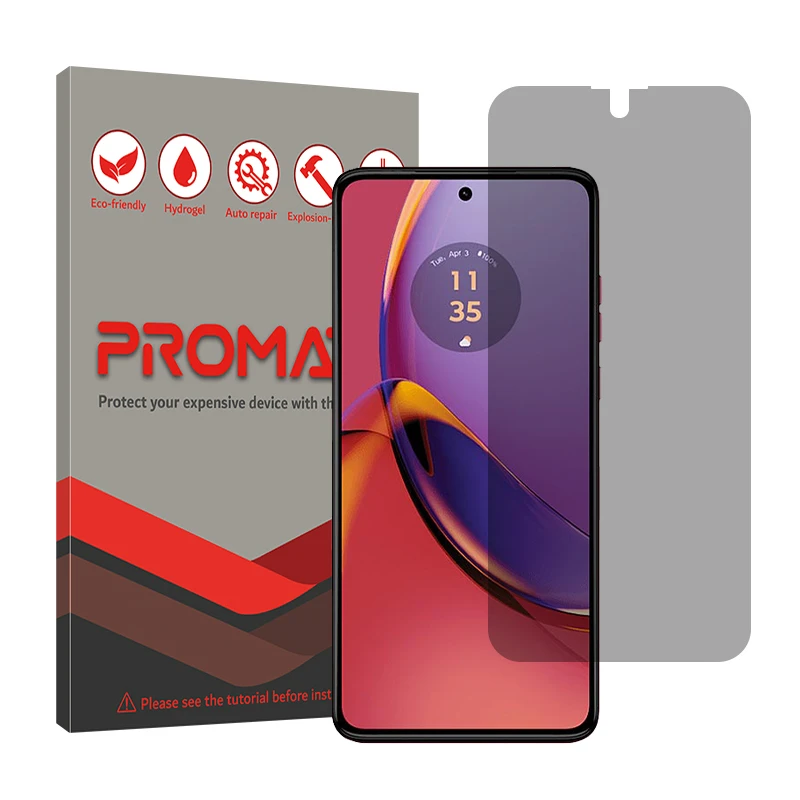 محافظ صفحه نمایش حریم شخصی پرومیت مدل Resistant مناسب برای گوشی موبایل موتورولا Moto G84