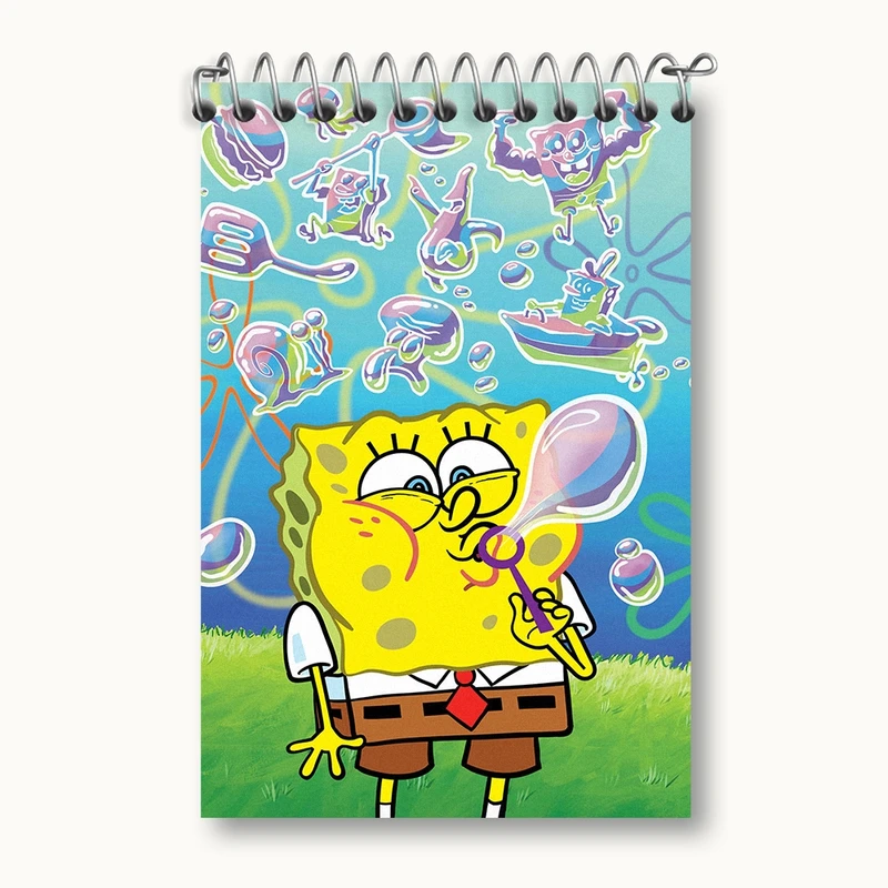 دفتر یادداشت 50 برگ خندالو مدل باب اسفنجی کد F1865