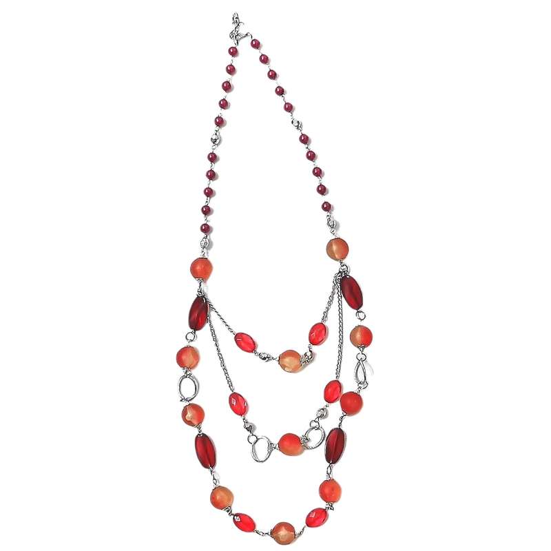 گردنبند دخترانه مدل رومانتویی بلند گردنبند دخترانه مدل رومانتویی بلند