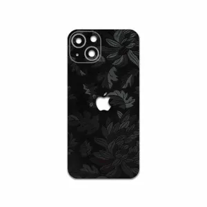 MAHOOT Black-Wildflower Cover Sticker for Apple iPhone 13