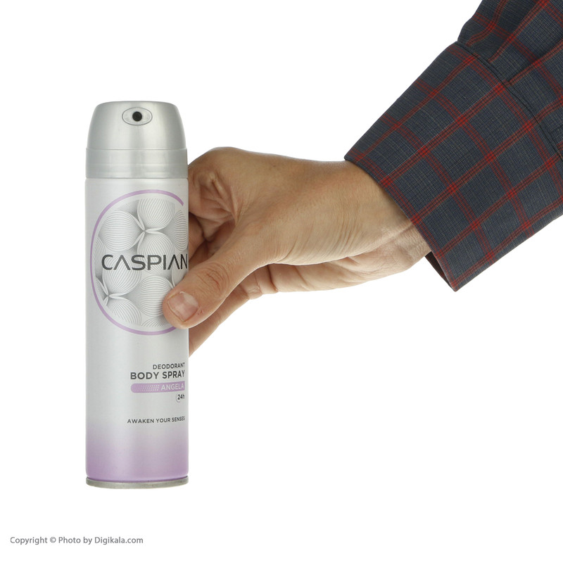 اسپری بدن زنانه کاسپین مدل ANGELA حجم 150 میلی لیتر