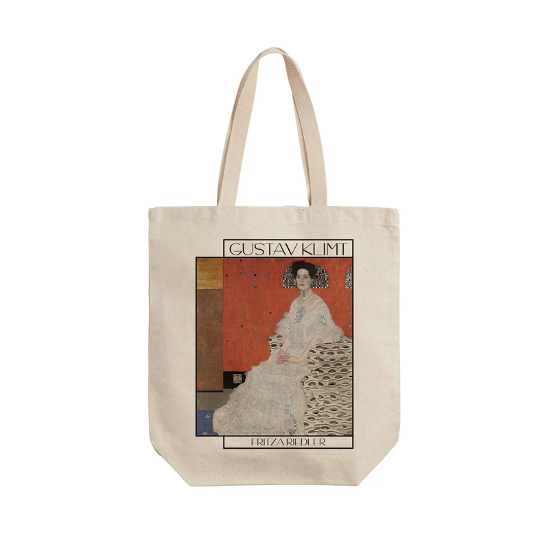 ساک خرید ترمه طراحان ایده مدل پرتره فریتزا ریدلر از کلیمت کد art0089 - L