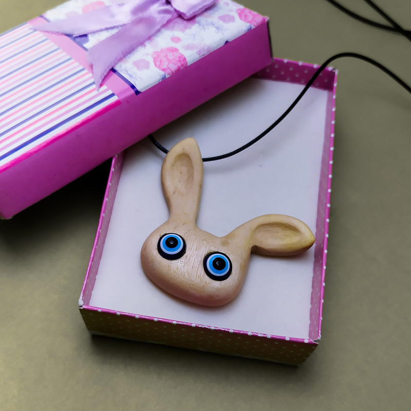 گردنبند دخترانه مدل چشم نظر خرگوش گردنبند دخترانه مدل چشم نظر خرگوش