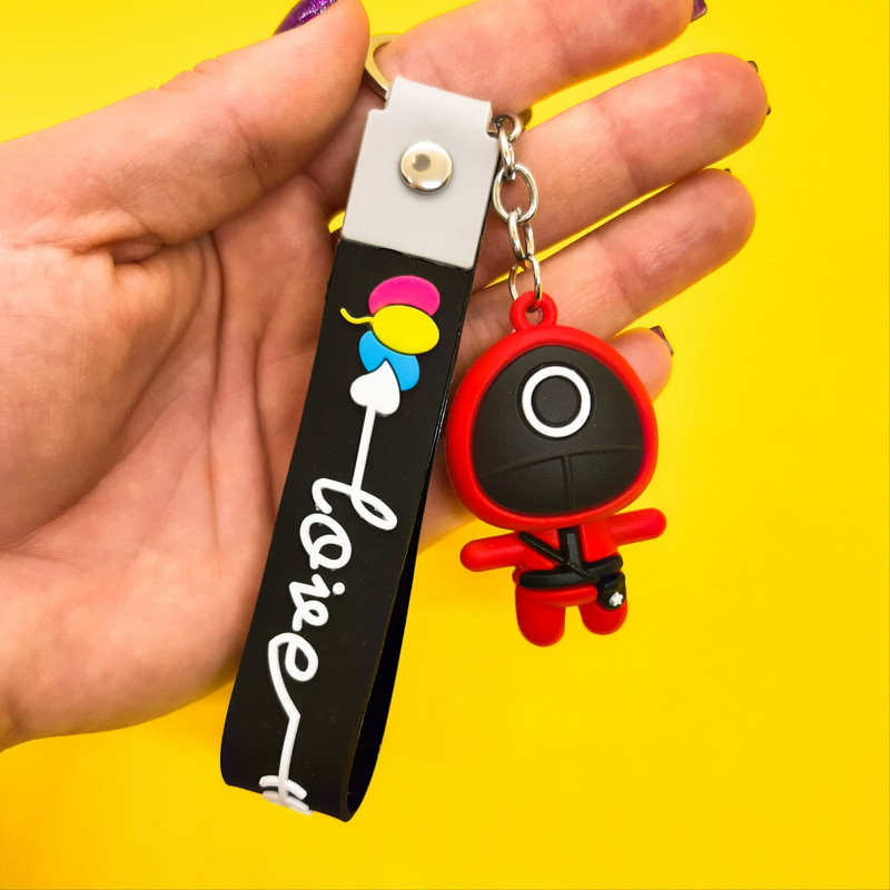 جاکلیدی مدل اسکوئید گیم بند دار کد 00014 جاکلیدی مدل اسکوئید گیم بند دار کد 00014