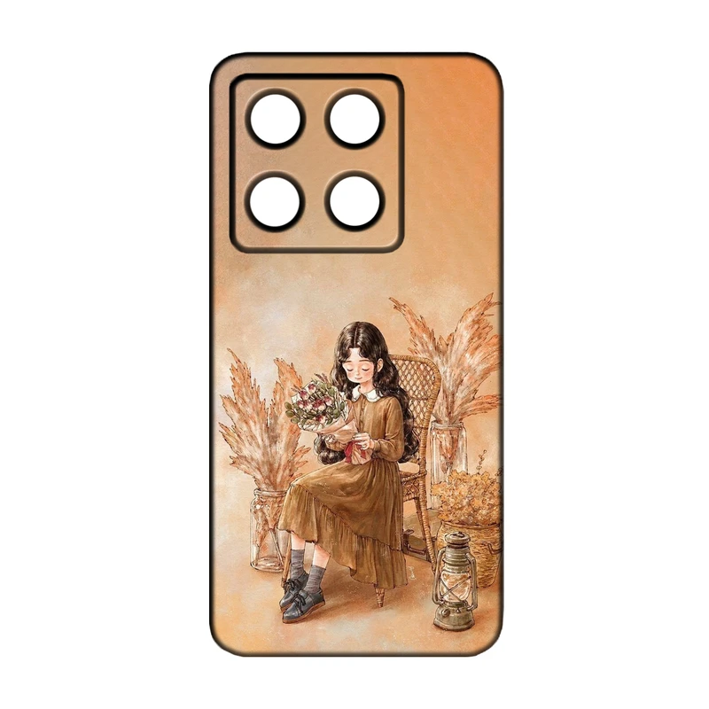 کاور طرح دخترانه کد 100 مناسب برای گوشی موبایل شیائومی 14T