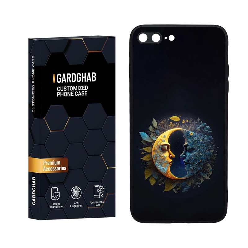 کاور گارد قاب مدل دورژله ای هنری مناسب برای گوشی موبایل اپل iPhone 7 Plus / 8 plus