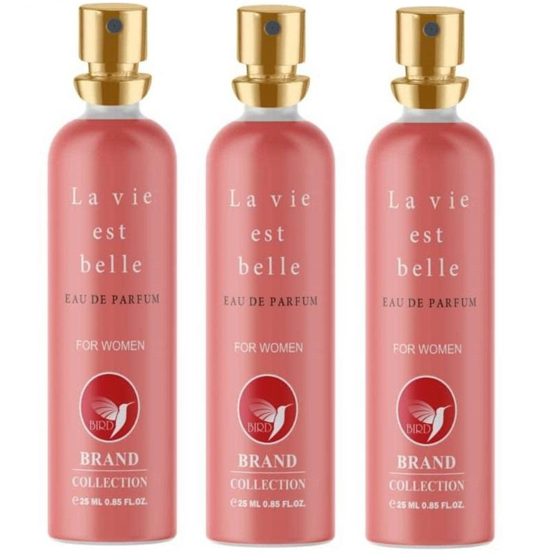 عطرجیبی زنانه برد برند کالکشن مدل lavia st bel حجم 25 میلی لیتر مجموعه 3 عددی