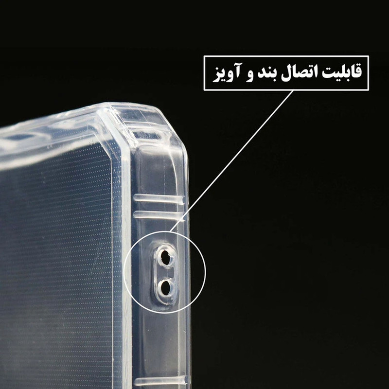 کاور اسپارتان مدل Airbag Four-Sided Apple Strap مناسب برای گوشی موبایل شیائومی Poco F5 به همراه بندآویز