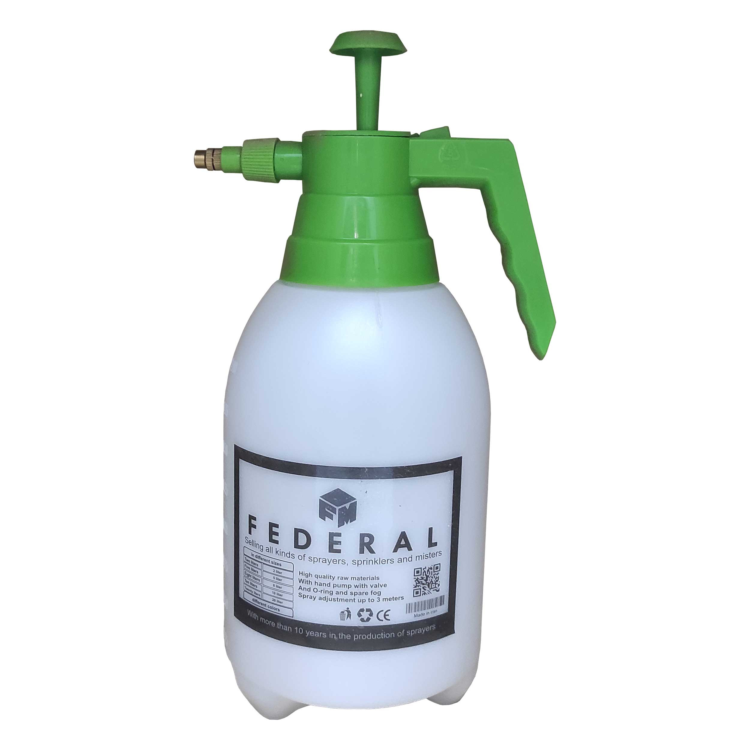 سمپاش فدرال مدل N-02 حجم 2 لیتر سمپاش فدرال مدل N-02 حجم 2 لیتر