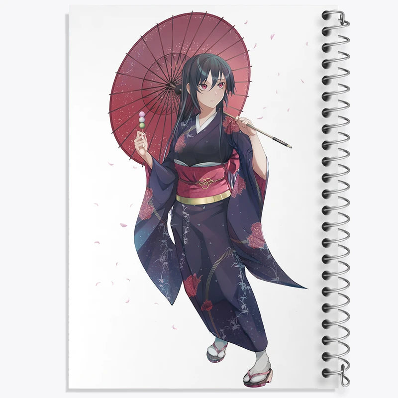 دفتر شطرنجی 50 برگ خندالو مدل انیمه آکامه گا کیل کد 31877