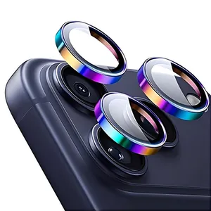 محافظ لنز دوربین فلزی کینگدام مدل Ring MTL مناسب برای گوشی موبایل اپل iPhone 17 Pro / 17 Pro Max