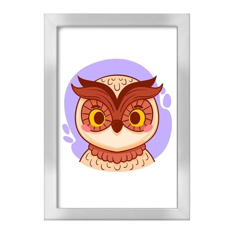 تابلو خندالو طرح جغد حیوانات بامزه کد 37163