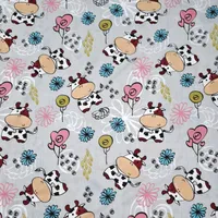 پارچه ملحفه عرض 1.5 متر مدل گاوی کد 1 رنگ طوسی روشن