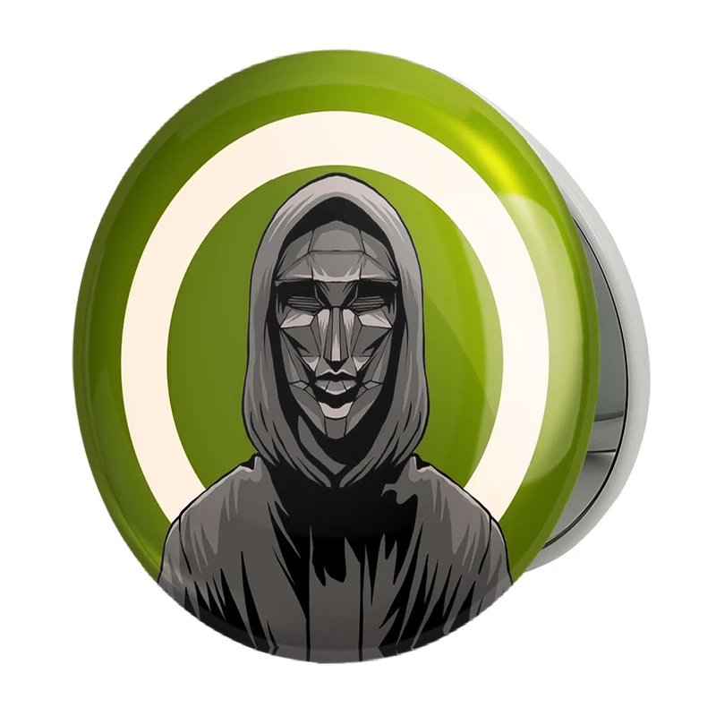 آینه جیبی خندالو طرح اینهو بازی مرکب Squid Game مدل تاشو کد 10795 