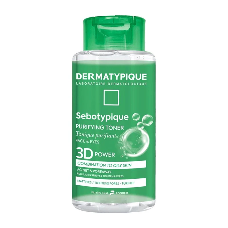 تونر پاک‌کننده صورت درماتیپیک مدل sebotypique مناسب برای پوست چرب حجم 250 میلی‌لیتر